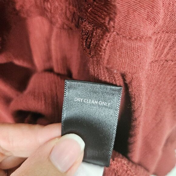 Torrid Crinkle Gauze Lace Inset Surplice Top. Brown 3X - Picture 15 of 16